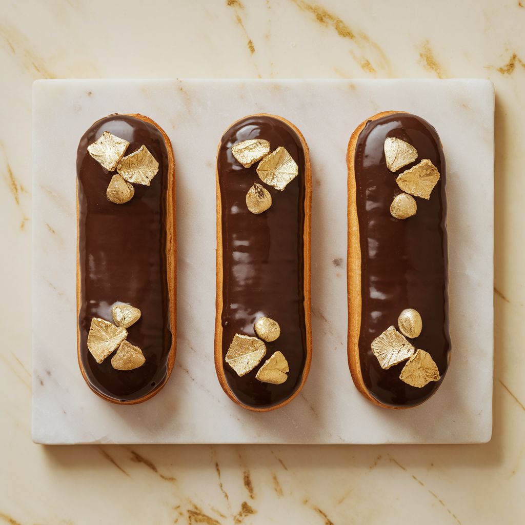 Chocolate eclairs