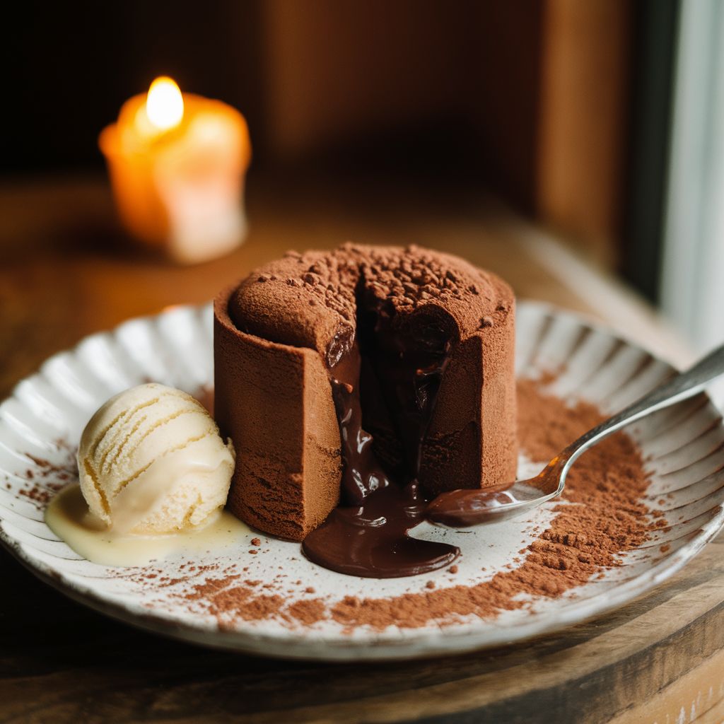 Moelleux au Chocolat - our signature warm chocolate cake